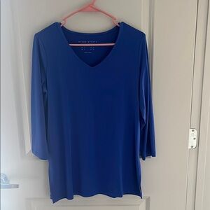 Susan Graver Women's Blue Top